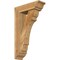 Ekena Millwork Olympic Traditional Rough Sawn Bracket w/ Offset Brace, Western Red Cedar, 6"W x 18"D x 30"H BKT0604X18X30OLY01RWR - alternate 1